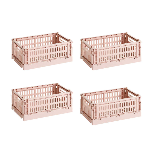 Set de cestas Colour Crate S Recycled · HAY · Blush / Set of 4