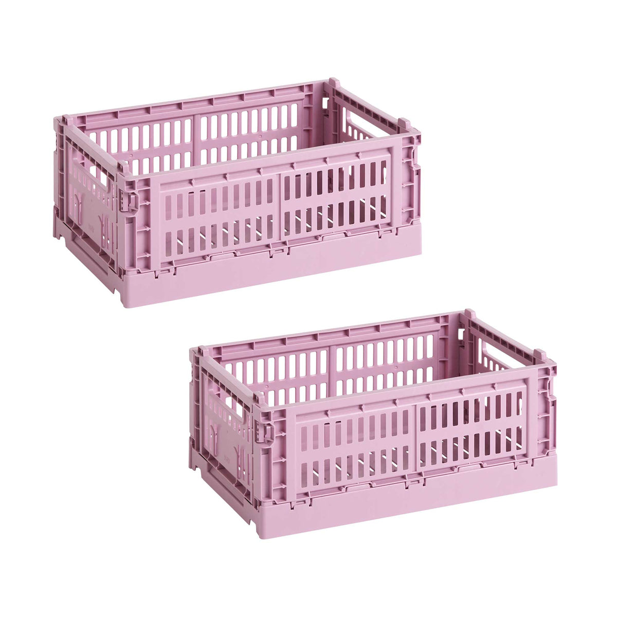 Set de cestas Colour Crate S Recycled · HAY · Dusty Rose / Set of 2