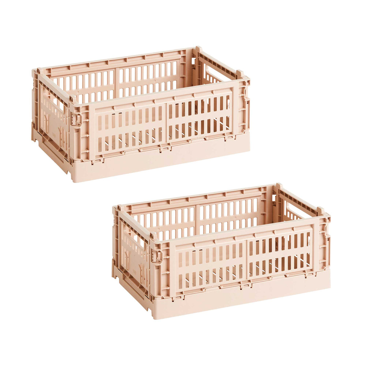 Set de cestas Colour Crate S Recycled · HAY · Powder / Set of 2