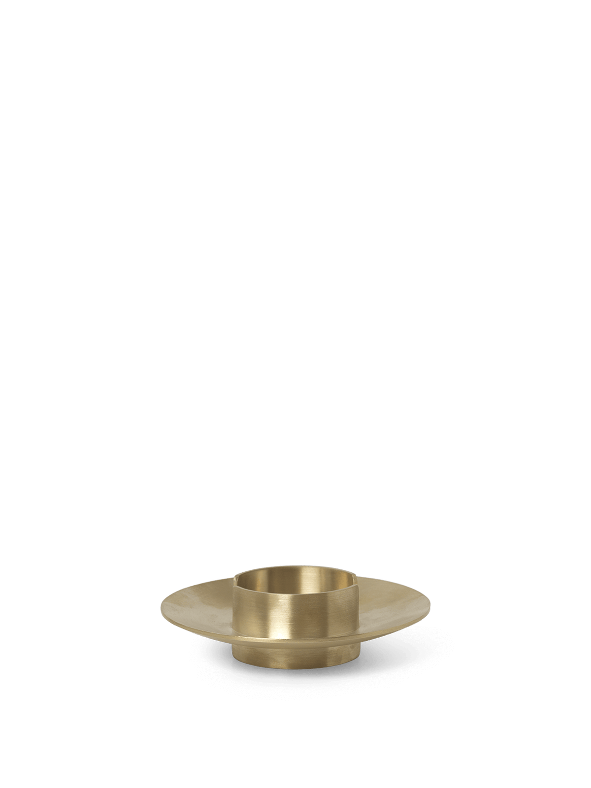 Portavelas Block · Ferm Living · Brass
