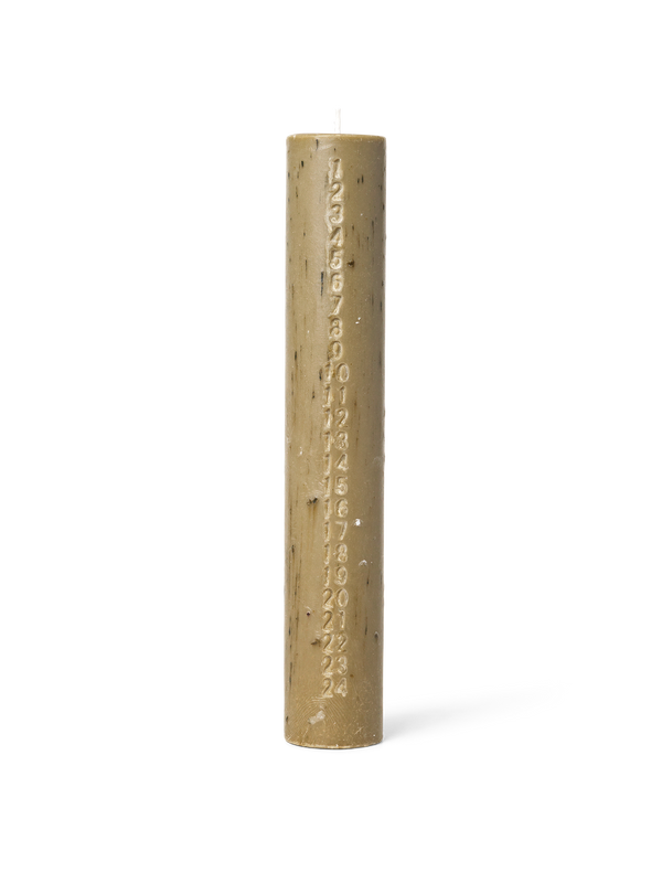Vela de Adviento Mura · Ferm Living · Ash Brown