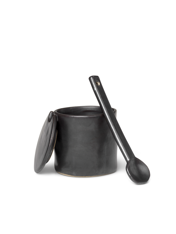 Tarro con cuchara Flow de Ferm Living