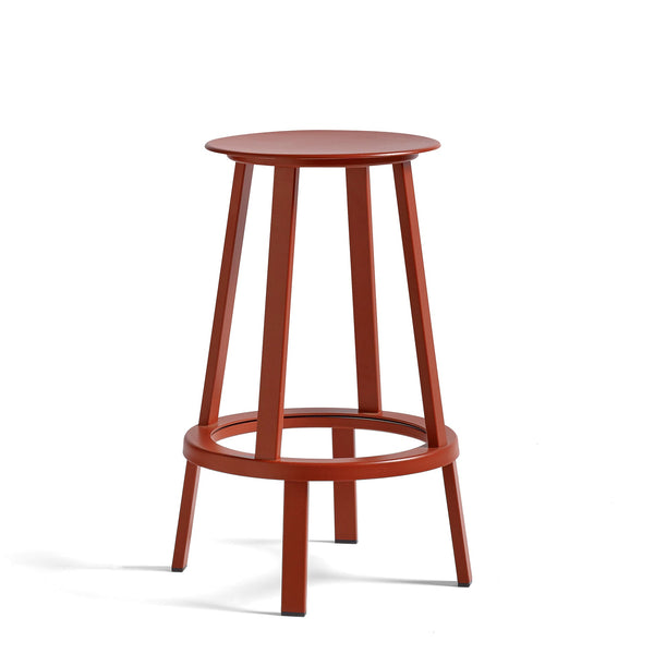 Taburete alto Revolver · HAY · Red / Height: 65 cm