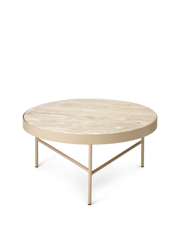 Mesa de travertino Travertine de Ferm Living