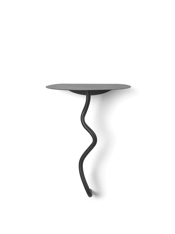 Wall table Curvature black/brass · Ferm Living · view 2