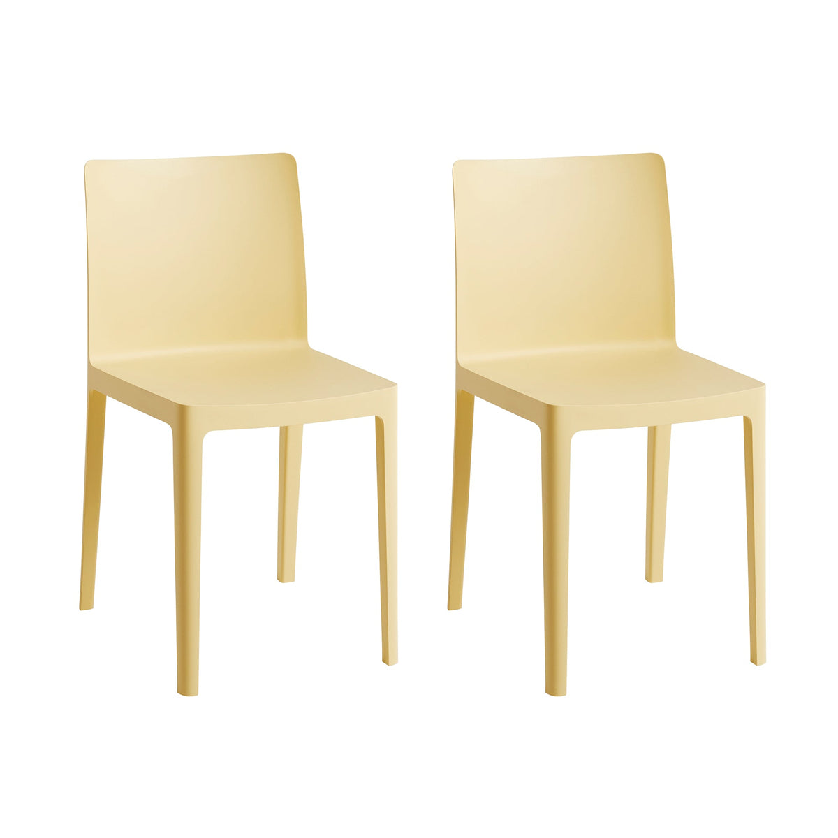 Silla Élémentaire · HAY · Light Yellow / Set of 2