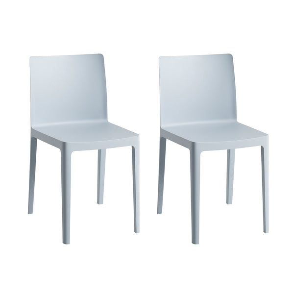 Silla Élémentaire · HAY · Grey Blue / Set of 2