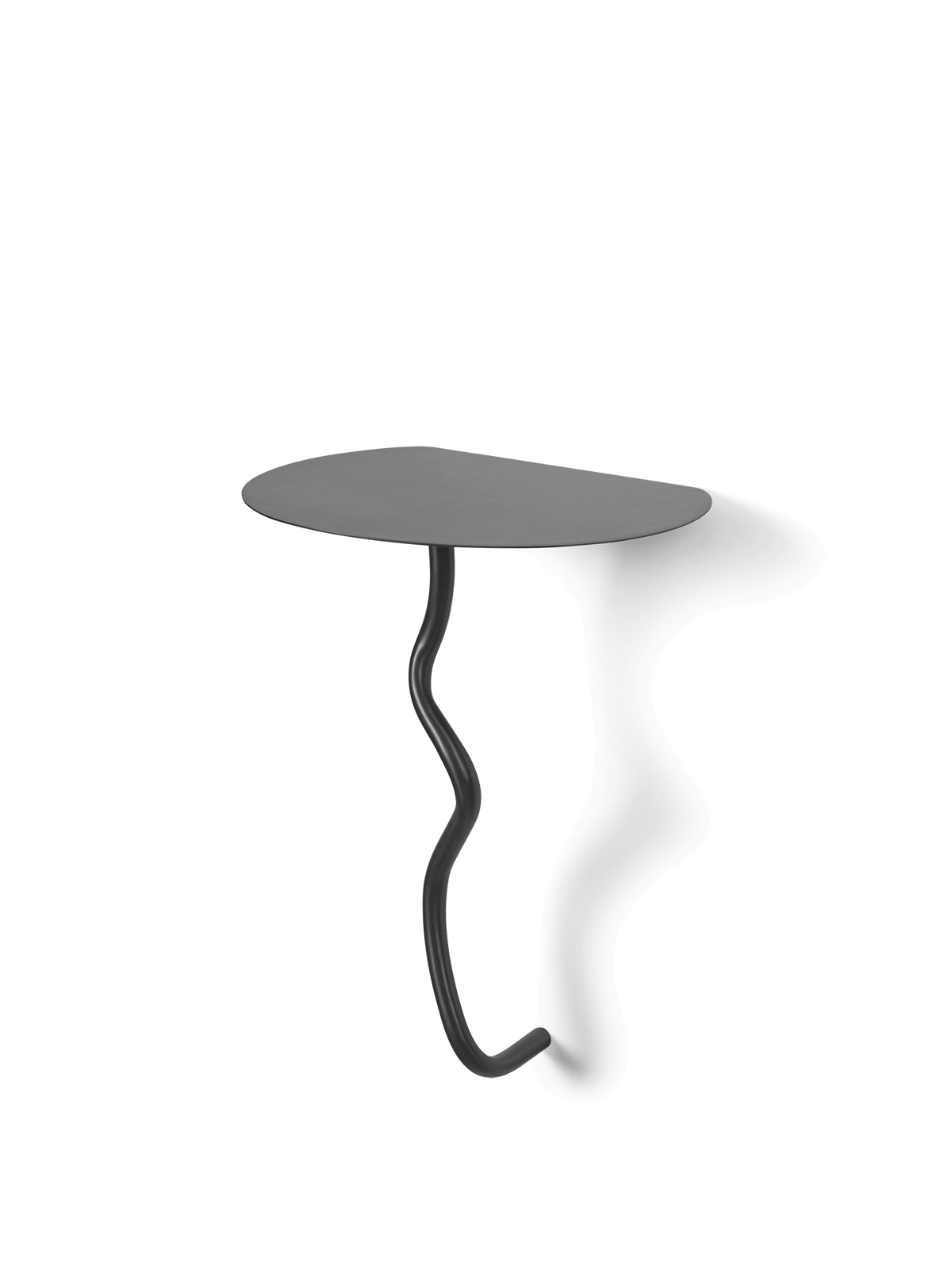 Wall table Curvature black/brass · Ferm Living · view 3