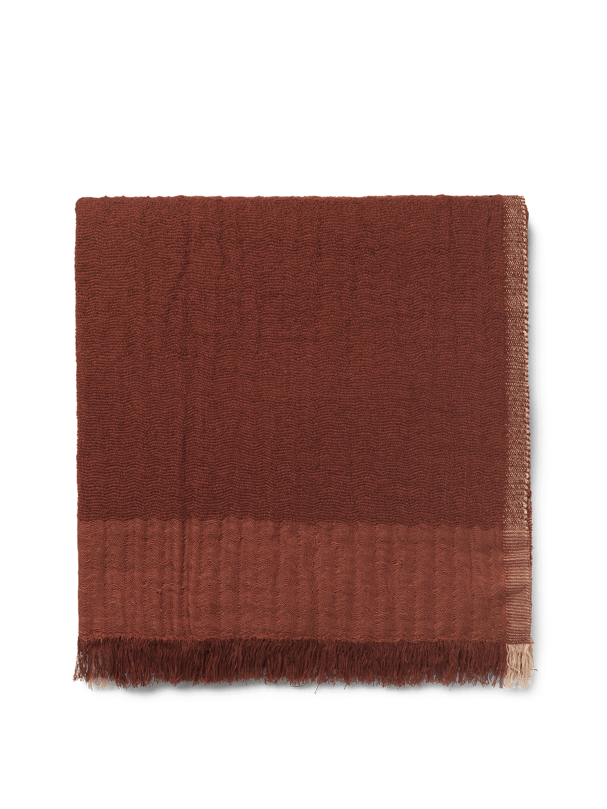 Plaid Weaver Rotbraun · Ferm Living · Ansicht 3