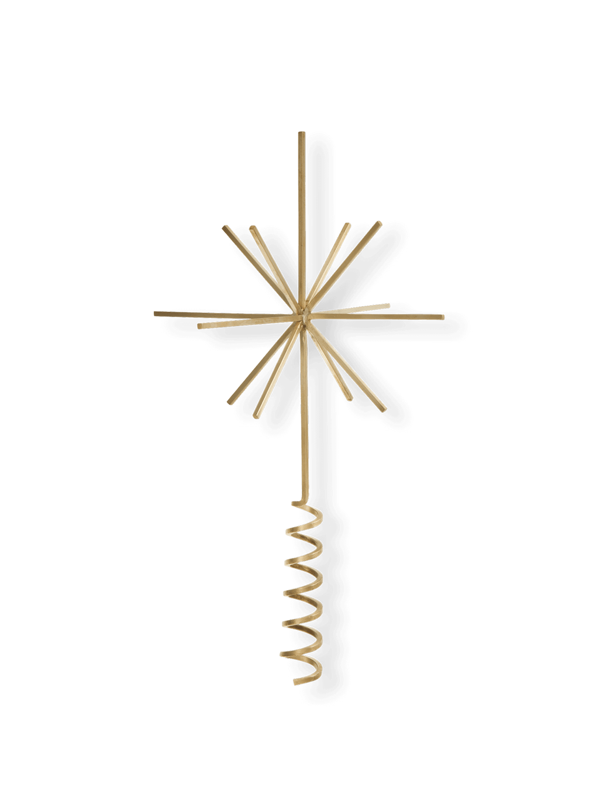 Estrella para árbol de Navidad · Ferm Living · Brass
