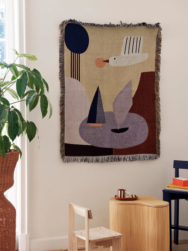 Manta tapiz Bird de Ferm Living