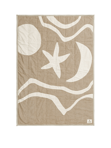 Manta acolchada con aplique Kove de Ferm Living