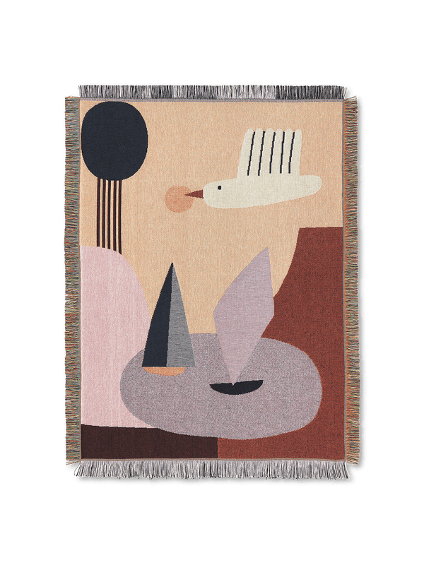 Manta tapiz Bird de Ferm Living