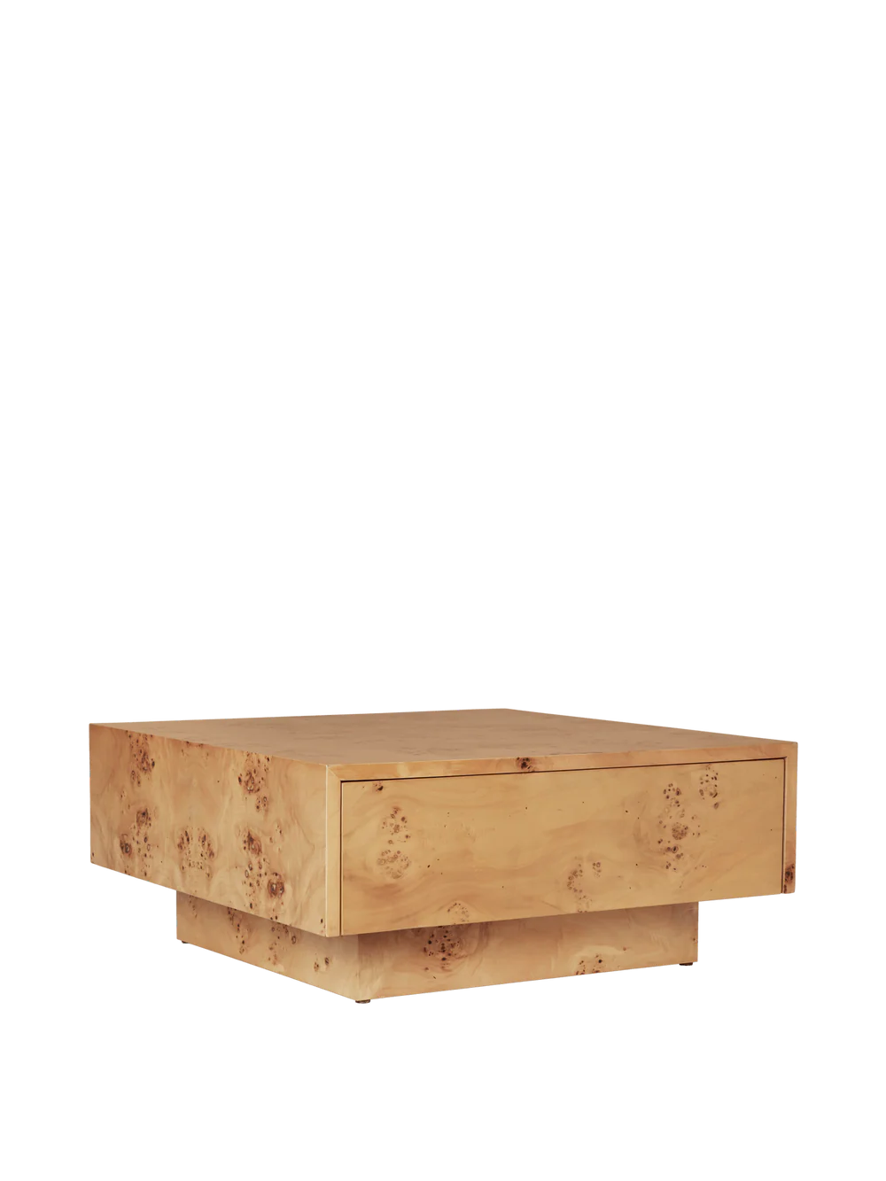 Burl Storage Coffee Table