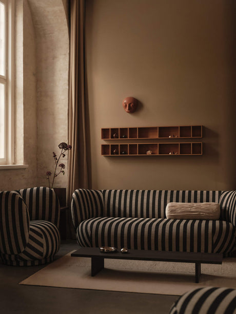 Cojín cilíndrico fruncido Falda de Ferm Living