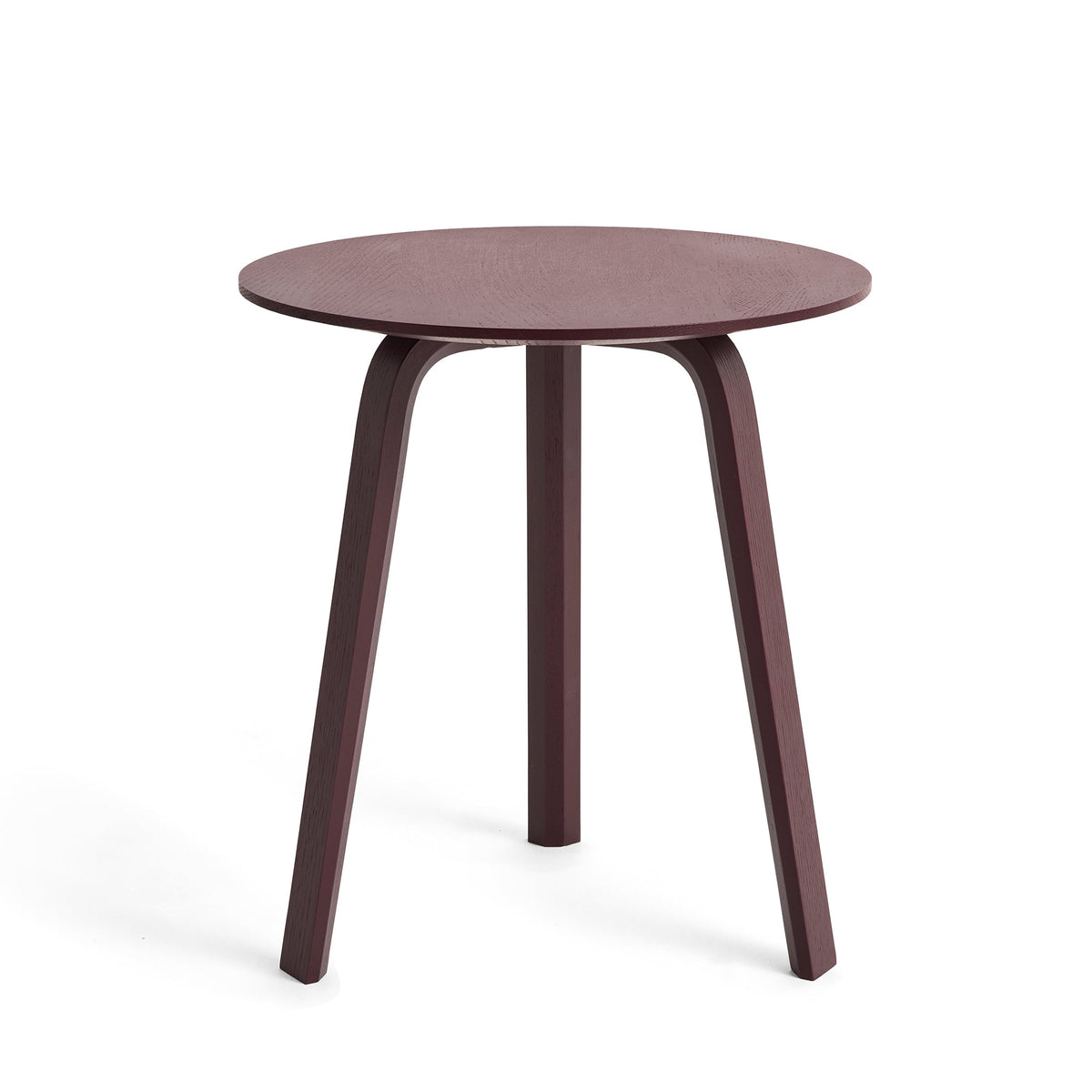 Mesa auxiliar Bella · HAY · Dark Bordeaux / H 49 cm