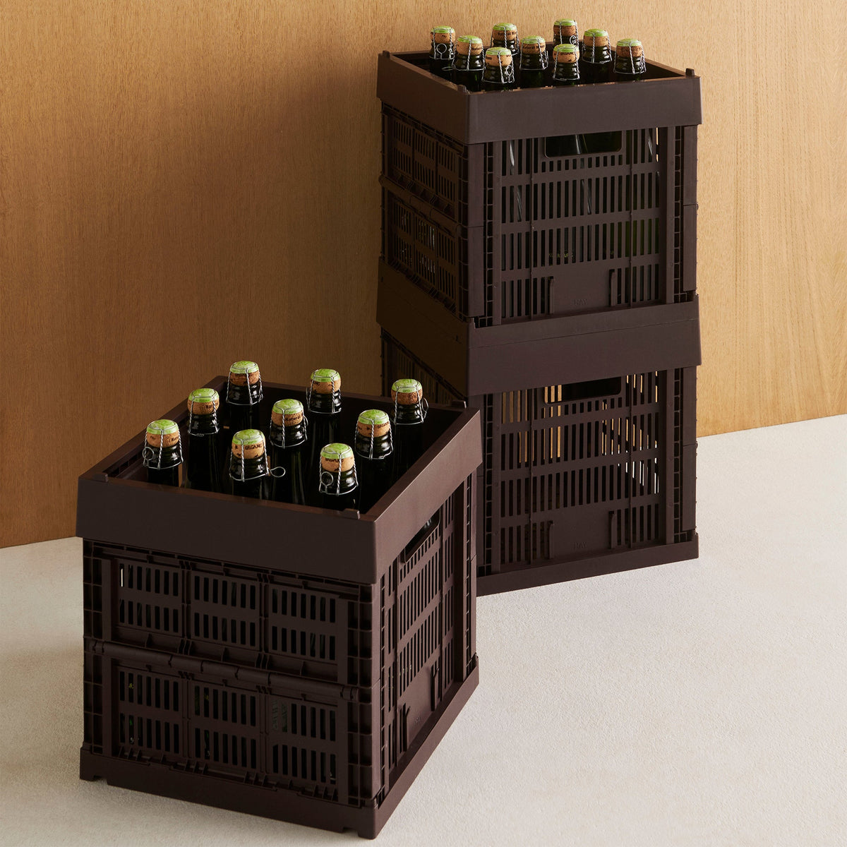 Cesta Colour Crate Cube · HAY · ambiente