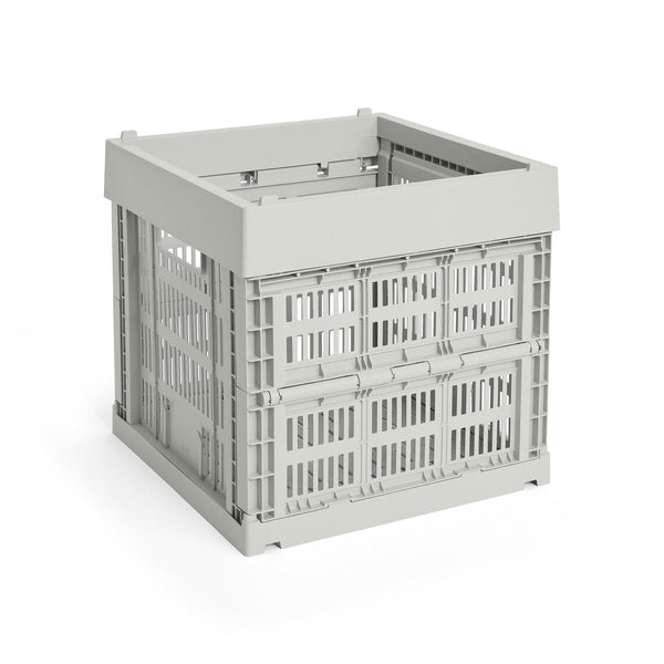 Cesta Colour Crate Cube · HAY · Grey