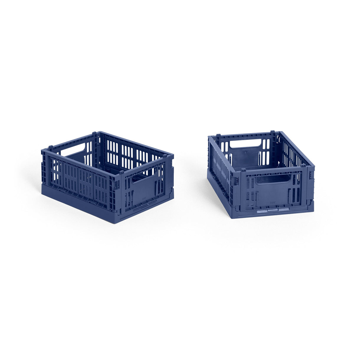 Cesta Colour Crate Mini Recycled · HAY · Dark Blue
