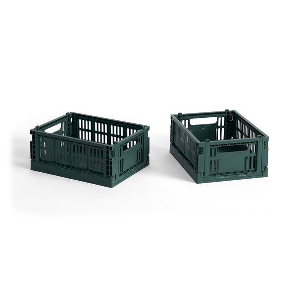 Cesta Colour Crate Mini Recycled · HAY · Dark Green