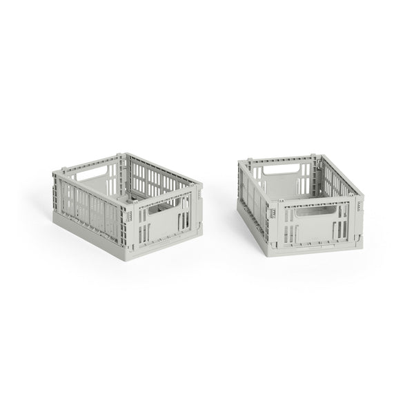 Cesta Colour Crate Mini Recycled · HAY · Grey