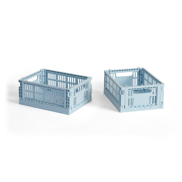 Cesta Colour Crate Mini Recycled · HAY · Soft Blue