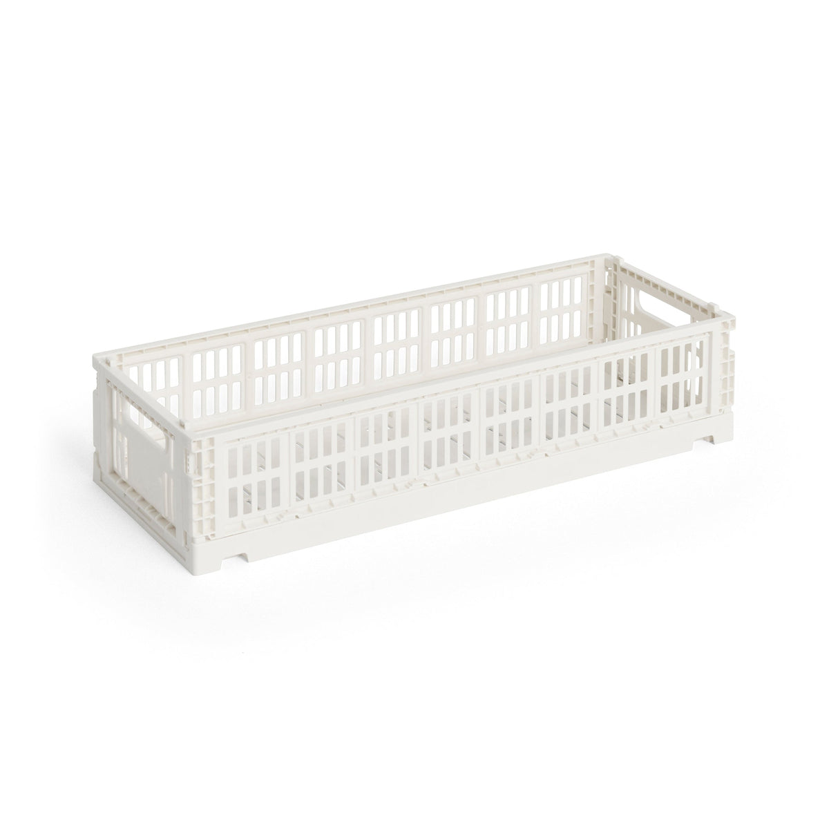 Cesta Colour Crate Mini Oblong · HAY · Off White