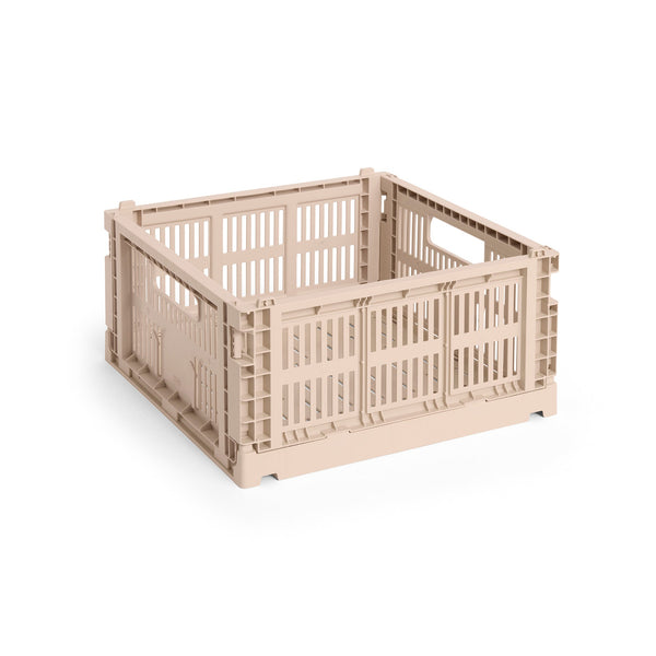 Cesta Colour Crate Square · HAY · Powder / M