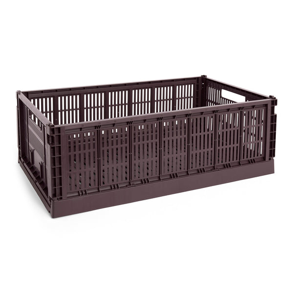 Cesta Colour Crate XL Recycled · HAY · Bordeaux