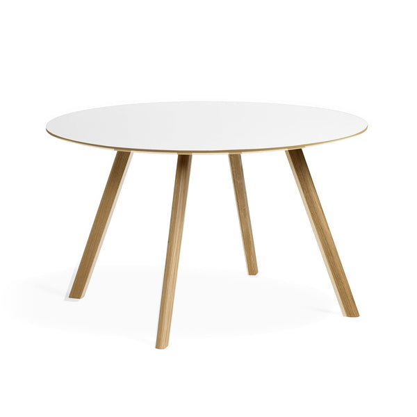 Mesa de comedor Copenhague CPH25 · HAY · Laminate, White / Ø 120 cm