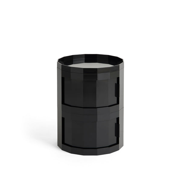 Mueble auxiliar Facet · HAY · Anthracite / 20 cm