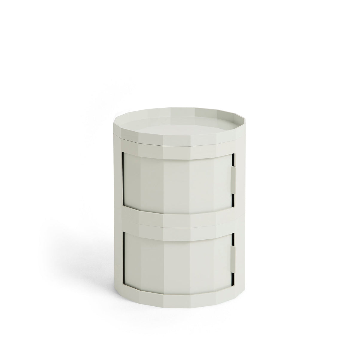 Mueble auxiliar Facet · HAY · Misty Grey / 20 cm