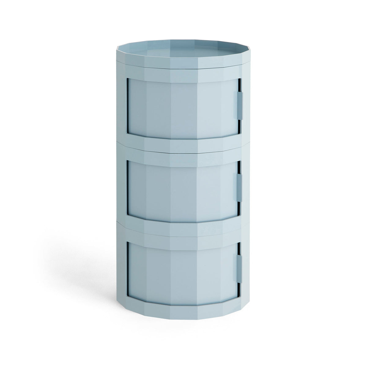 Mueble auxiliar Facet · HAY · Misty Blue / 30 cm