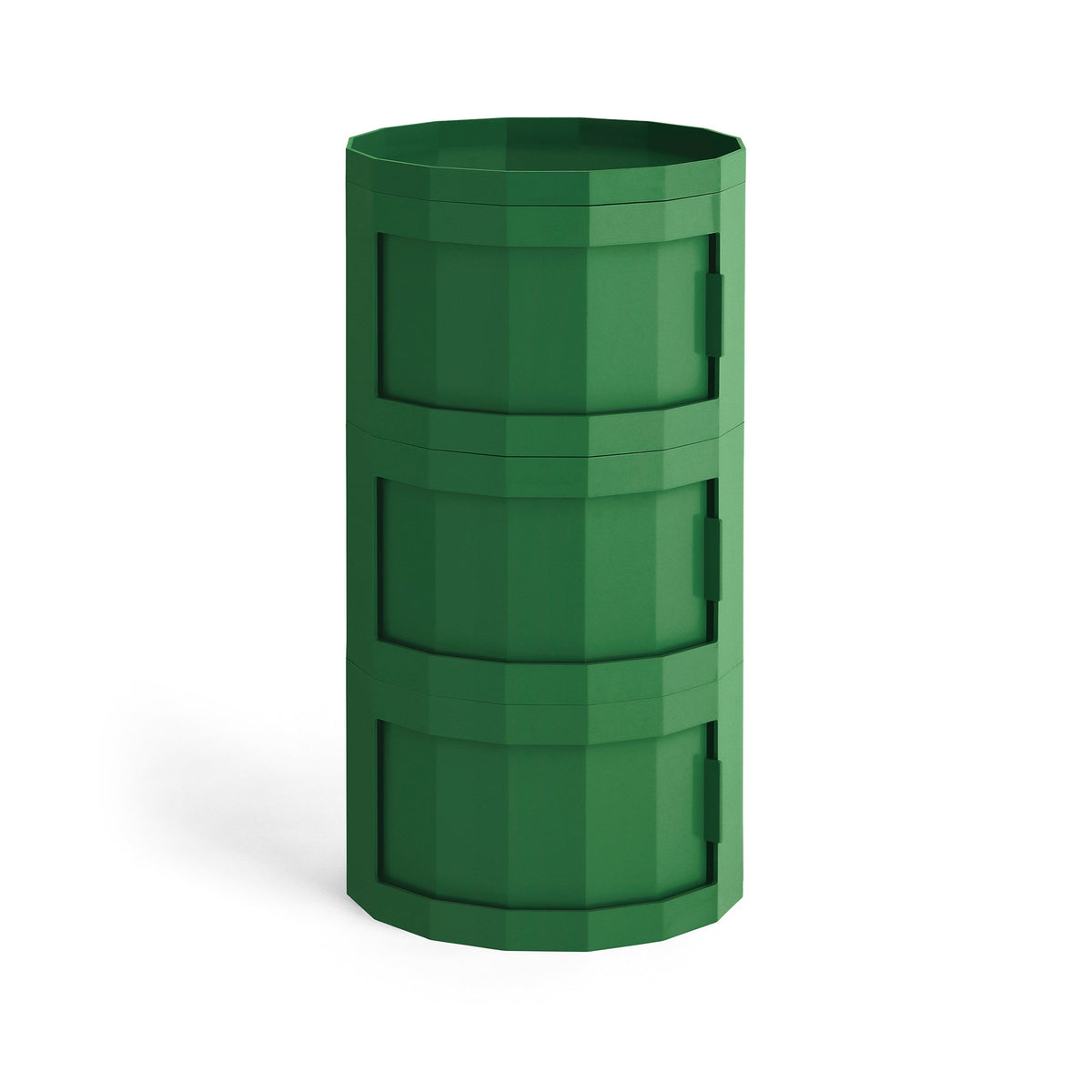 Mueble auxiliar Facet · HAY · Spinach Green / 30 cm