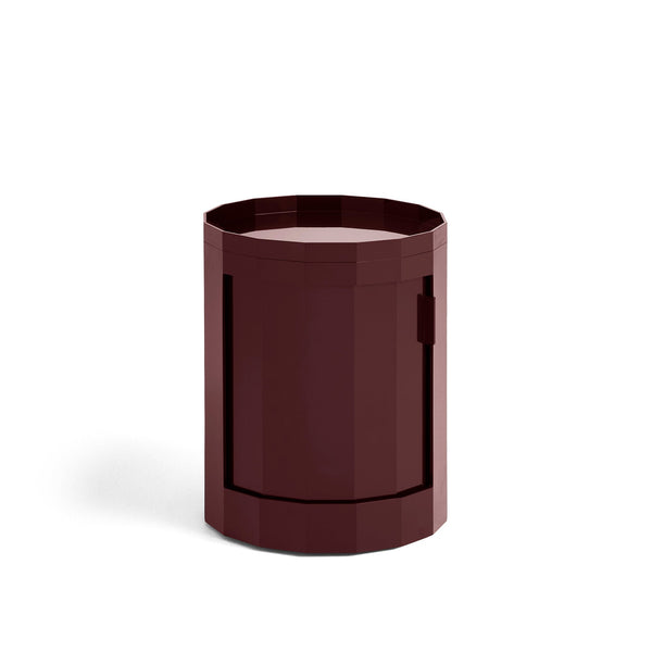 Mueble auxiliar Facet · HAY · Burgundy / Low