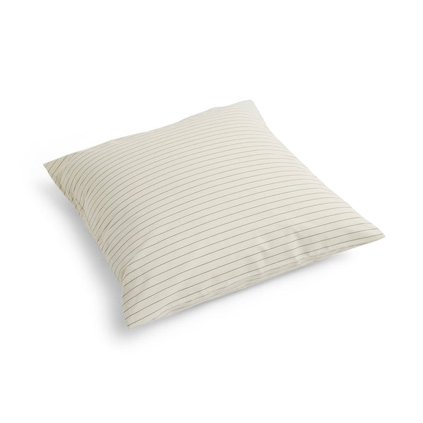 Funda de almohada Fineline · HAY · Ivory / 80 x 80 cm