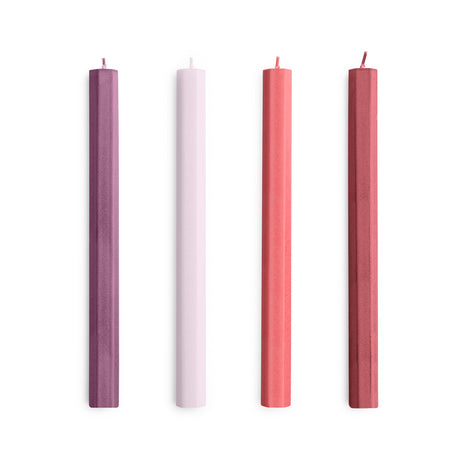 Velas Hexagon · HAY · Red/Bordeaux