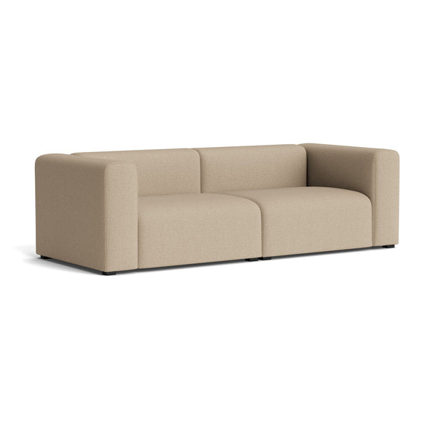Sofá Mags 2,5 plazas · HAY · Maglia Warm Gray / Armrests On Both Sides / Combination 1