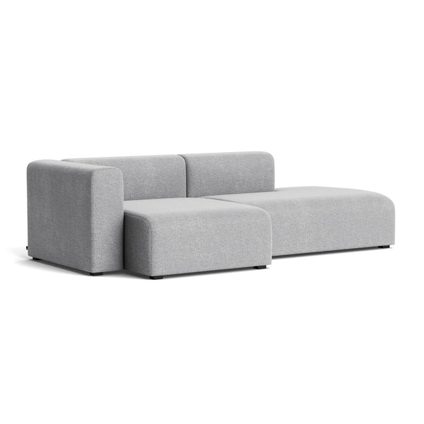Sofá Mags 2,5 plazas · HAY · Kvadrat " Hallingdal " 65 Light Gray (130) / Left Armrest / Combination 3
