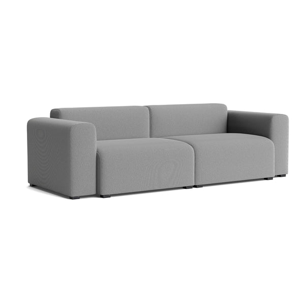 Sofá Mags 2,5 plazas con brazos bajos · HAY · Steelcut Gray Trio (133) / Armrests On Both Sides / Combination 1