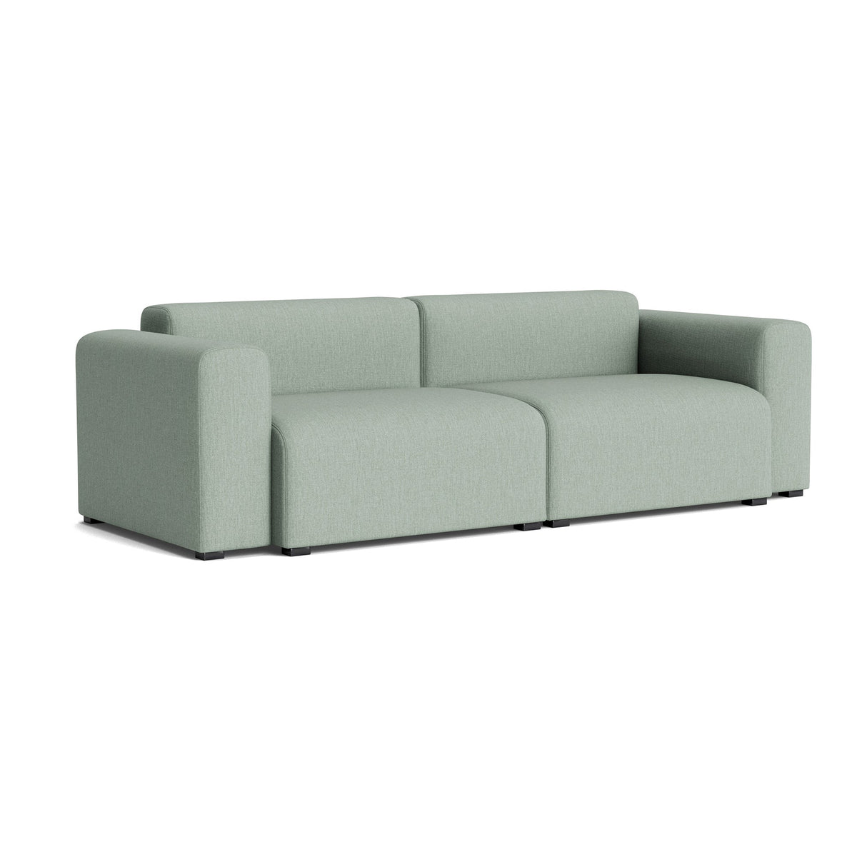 Sofá Mags 2,5 plazas con brazos bajos · HAY · Metaphor light green (023) / Armrests On Both Sides / Combination 1