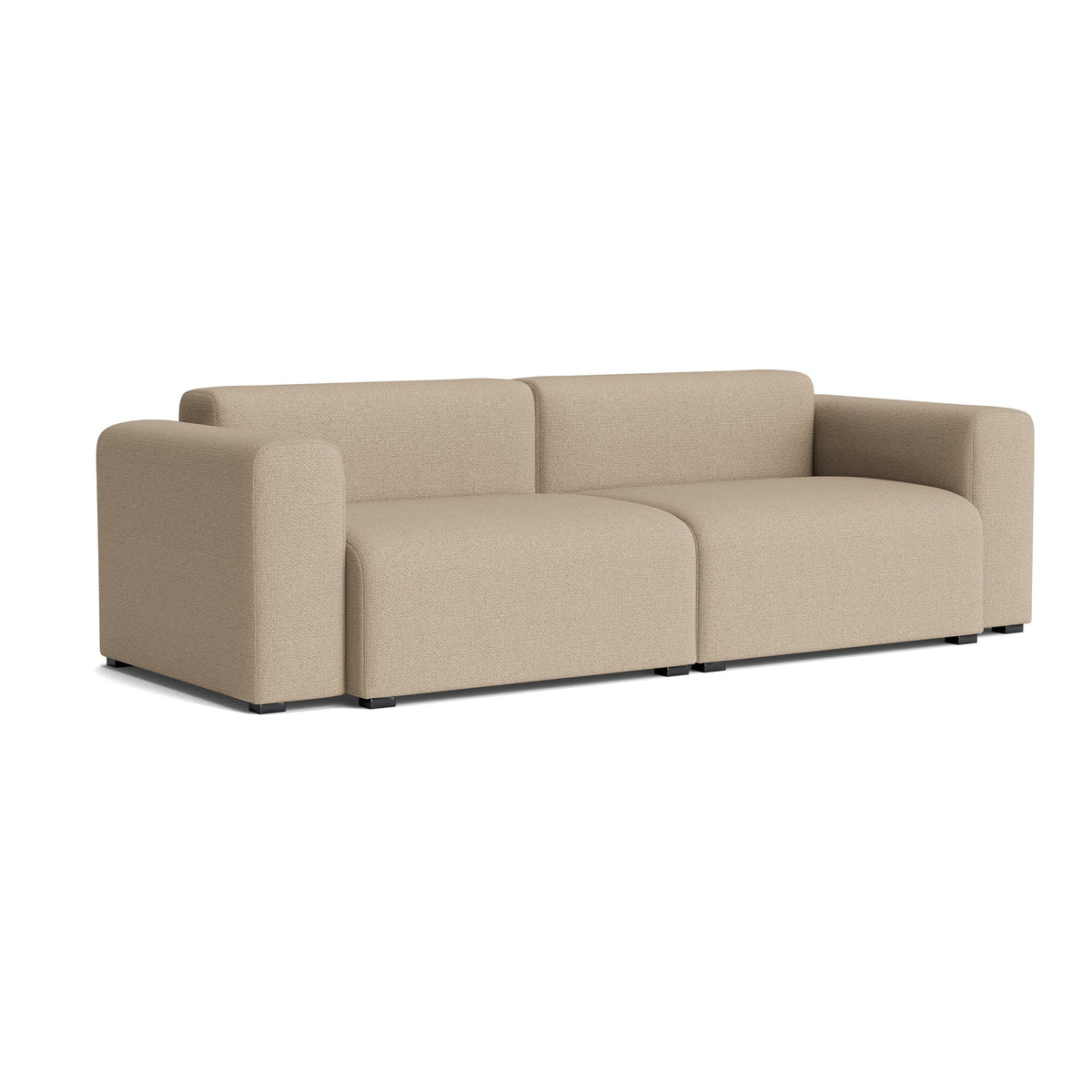 Sofá Mags 2,5 plazas con brazos bajos · HAY · Maglia Warm Gray / Armrests On Both Sides / Combination 1