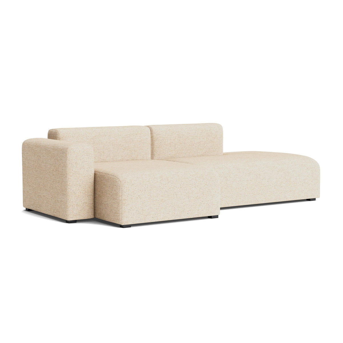 Sofá Mags 2,5 plazas con brazos bajos · HAY · Bolgheri beige (LGG60) / Left Armrest / Combination 3