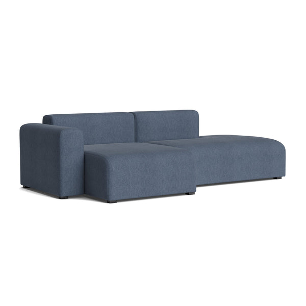 Sofá Mags 2,5 plazas con brazos bajos · HAY · Turf Blue Grey / Left Armrest / Combination 3