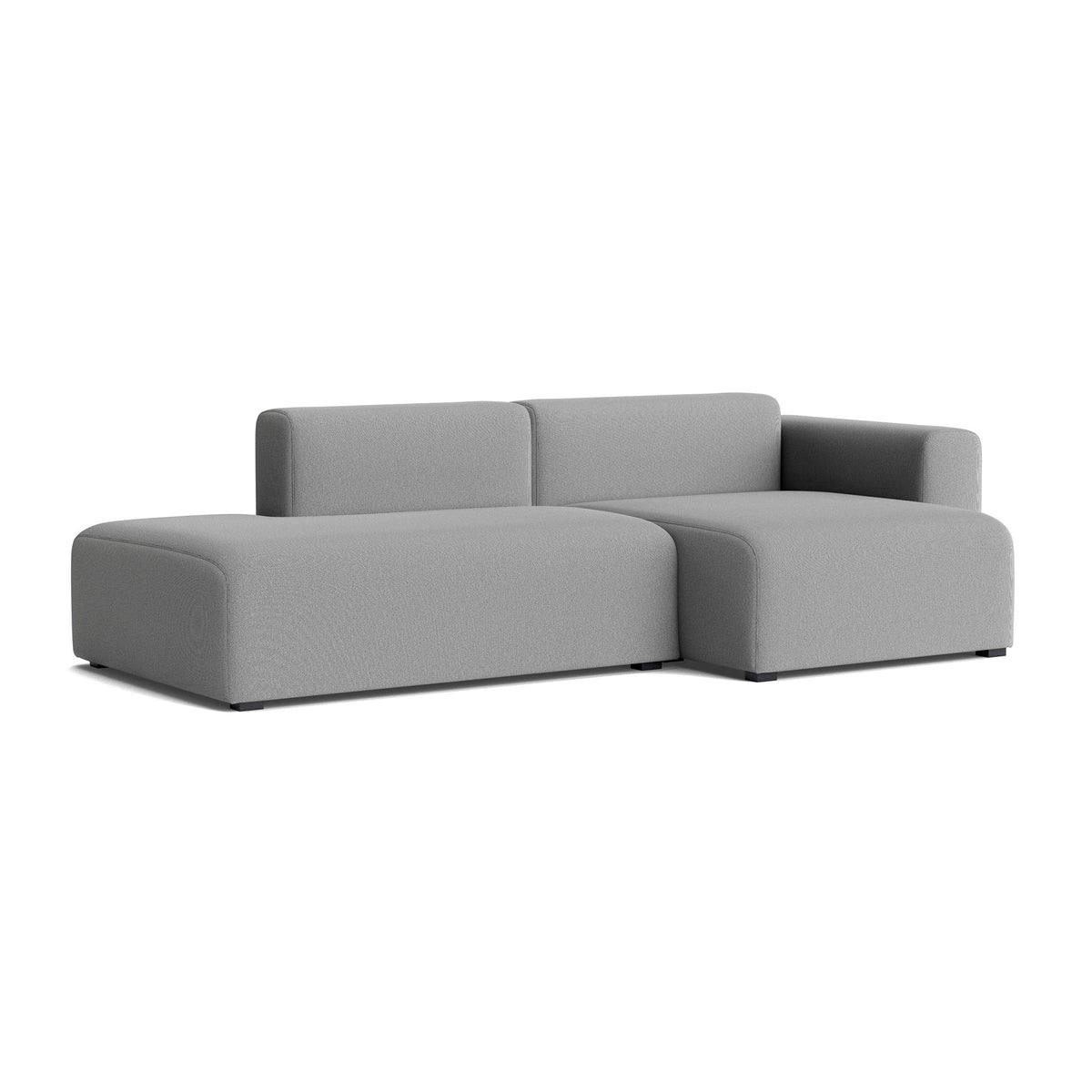 Sofá Mags 2,5 plazas con brazos bajos · HAY · Steelcut Gray Trio (133) / Right Armrest / Combination 3