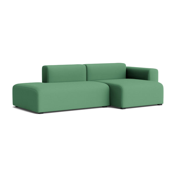Sofá Mags 2,5 plazas con brazos bajos · HAY · Steelcut green (932) / Right Armrest / Combination 3