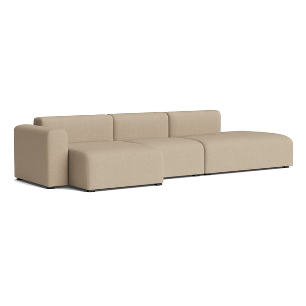 Sofá de 3 plazas Mags · HAY · Maglia Warm Gray / Left Armrest / Combination 4