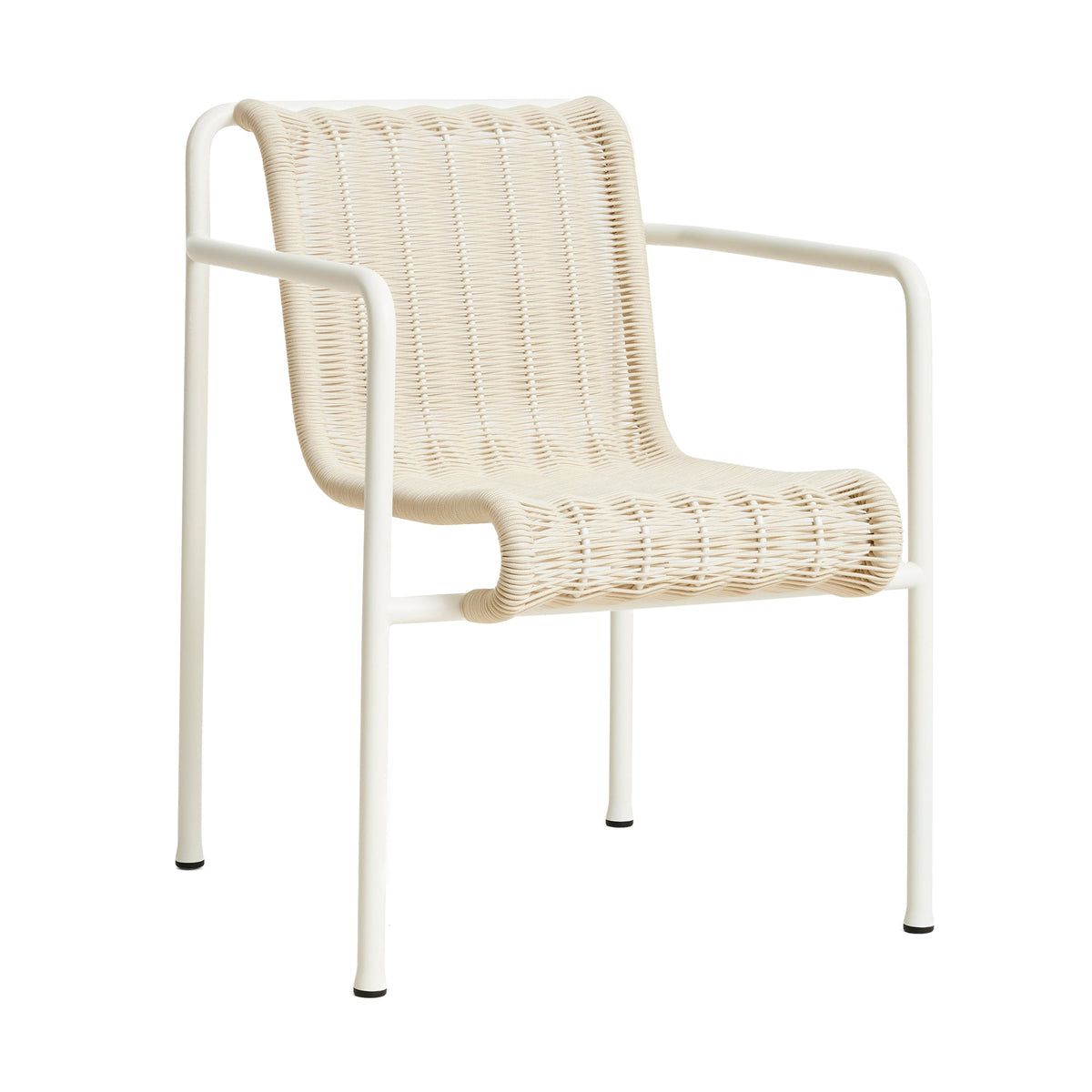 Butaca de comedor Cord Palissade · HAY · Cream White