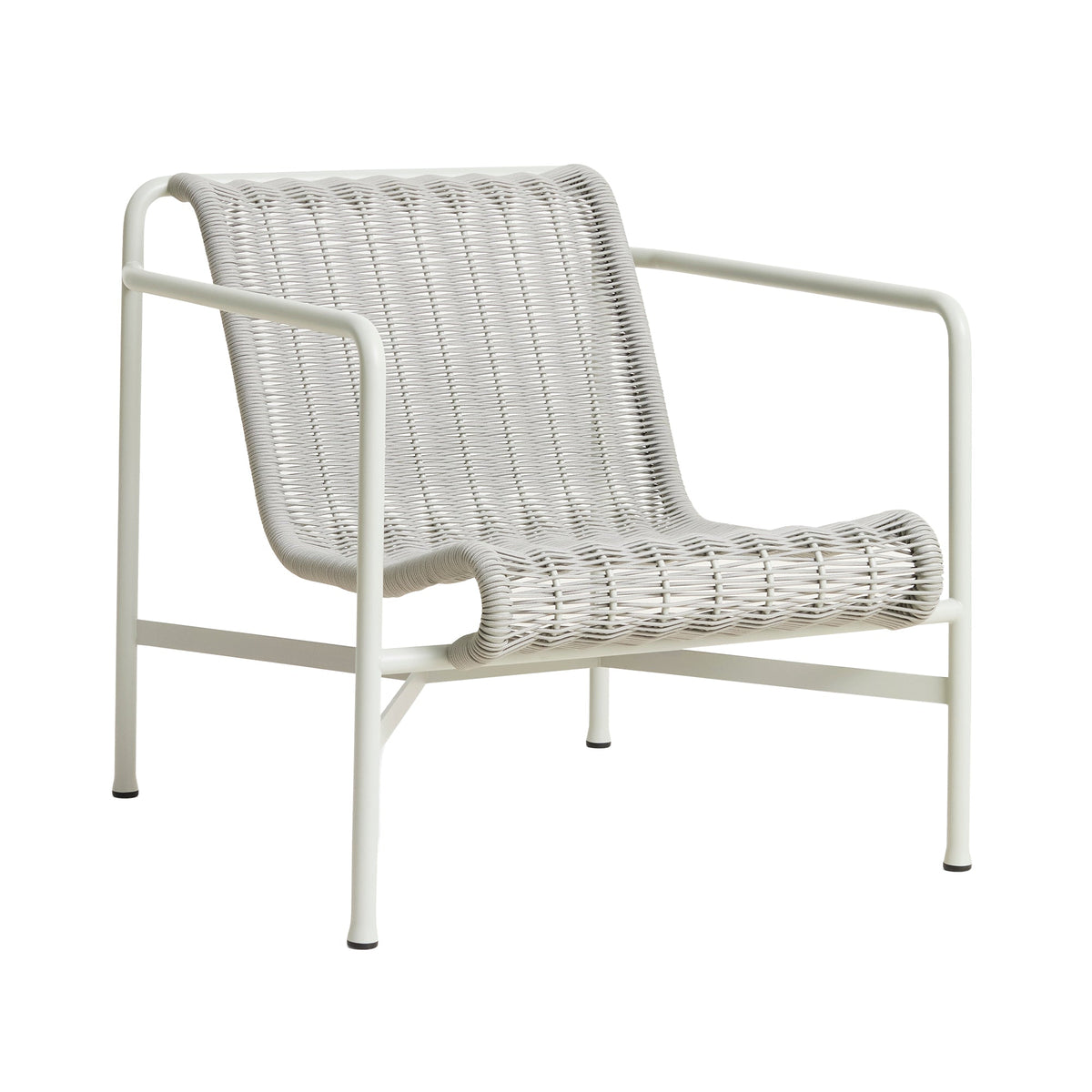 Butaca lounge baja Cord Palissade · HAY · Mist Grey