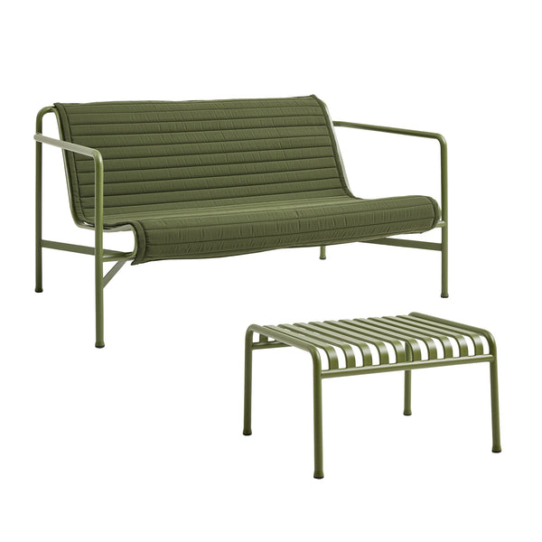 Sofá lounge Palissade · HAY · Olive